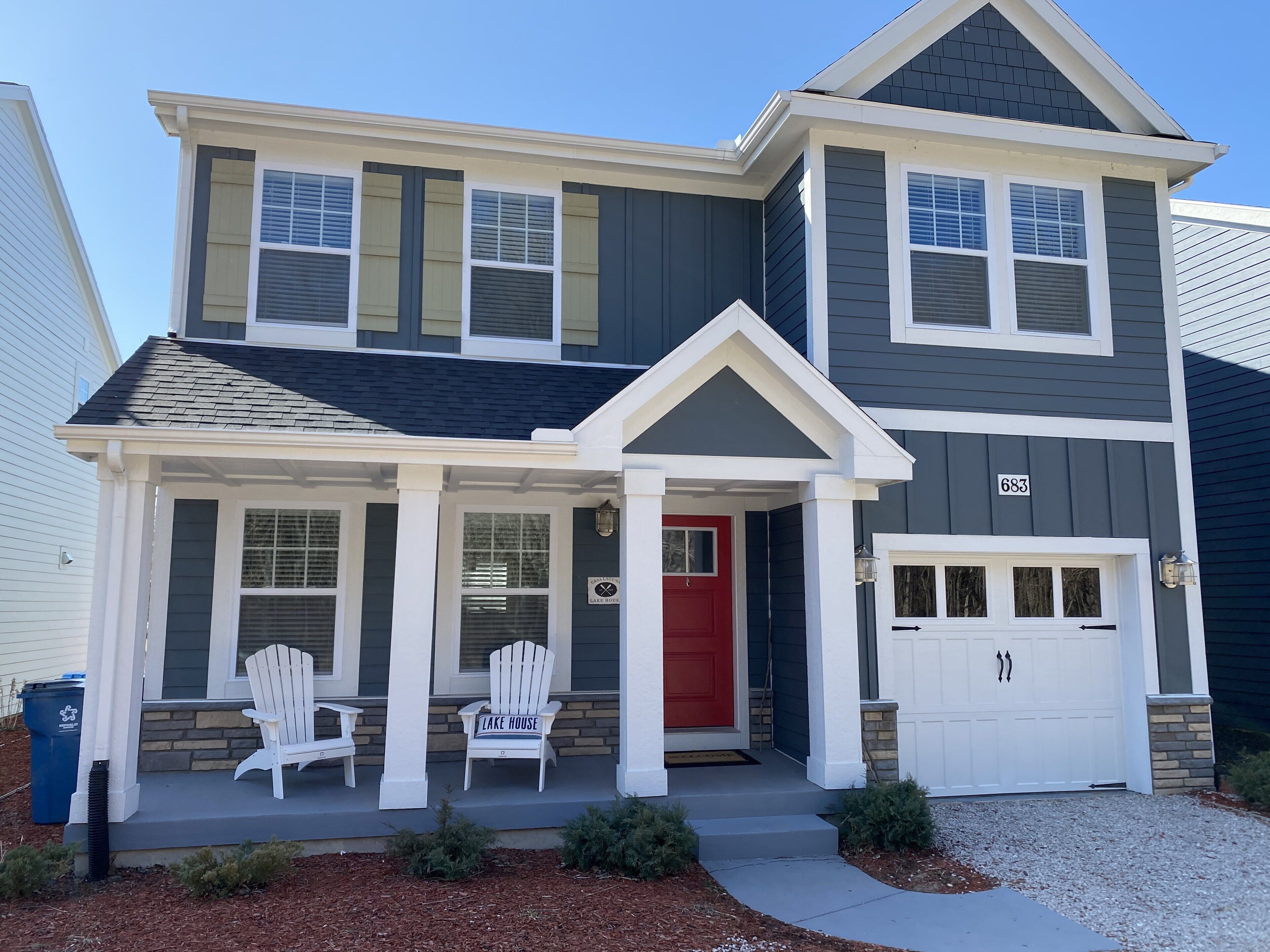 Beach inspired vacation home with new pool, hot tub & pool house for our guests!
