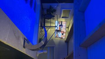 Indoor pool, a heated pool