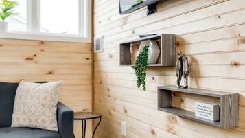 Smart TV, DVD player, books