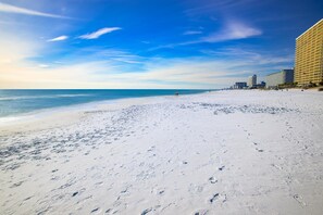 On the beach