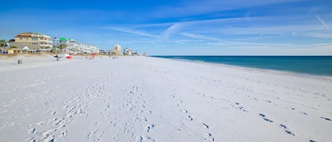 On the beach