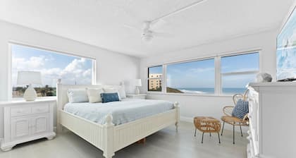 Satellite Beach Split-Level Condo with Direct Oceanfront Views & Heated Pool! 🏖️