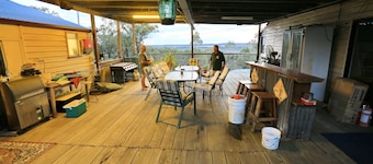 Big inviting Queenslander overlooking the bay with sea breezes and water views