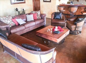 Télévision, cheminée, chaîne hi-fi