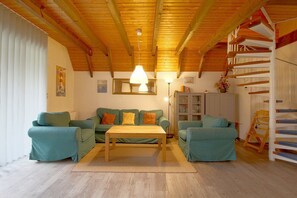 Televisie en een open haard
