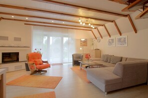 Fernseher, Kamin