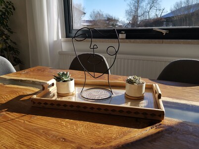 Unique and modern apartment with designer bathroom and terrace