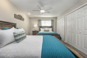 3 bedrooms, iron/ironing board, travel cot, WiFi