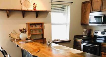 Rustic, modern, and cozy condo located in central Missoula on the Milwaukee Path bike trail.