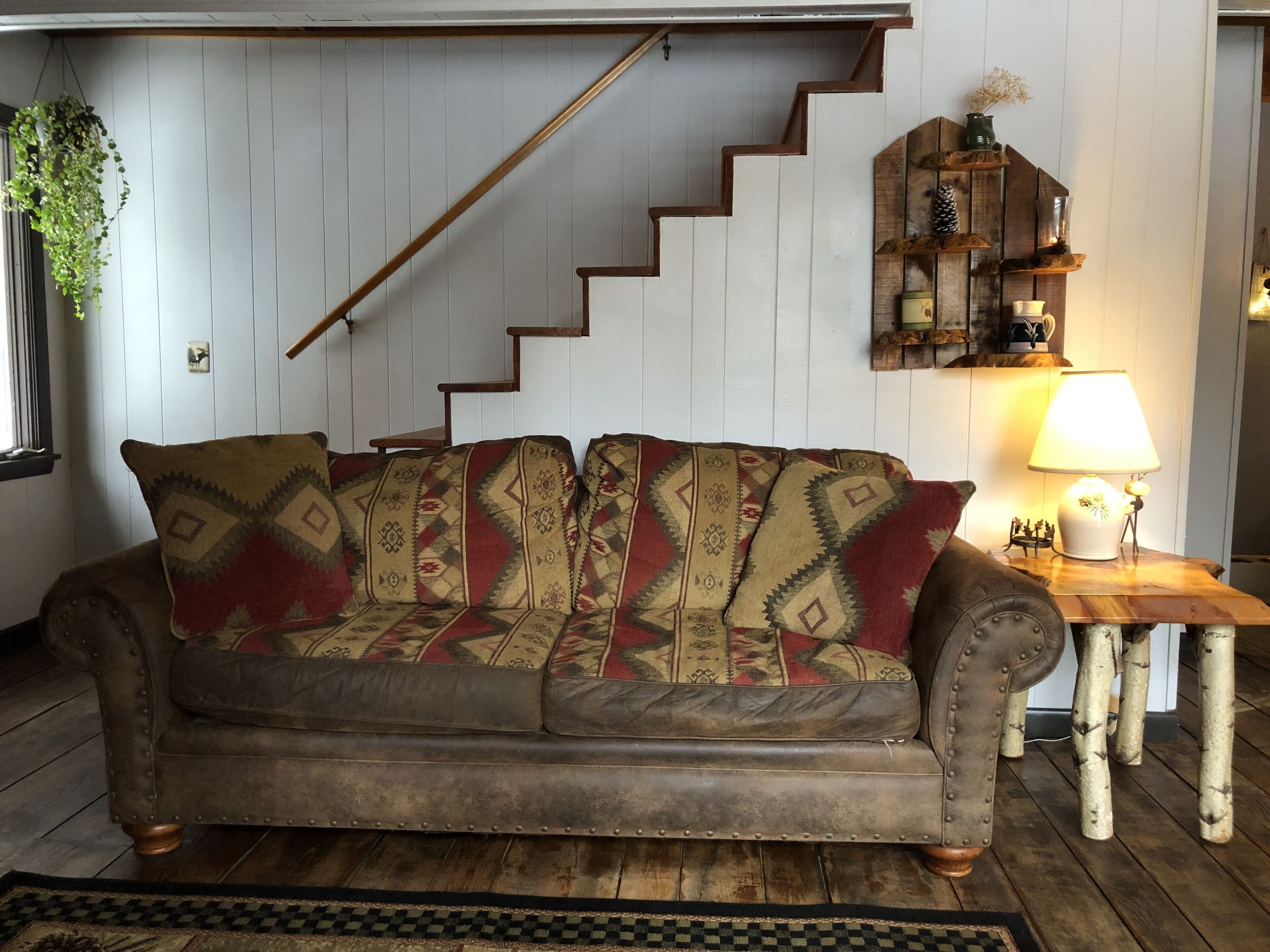 智能电视、壁炉、书