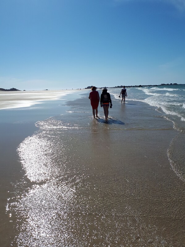 Tæt på stranden