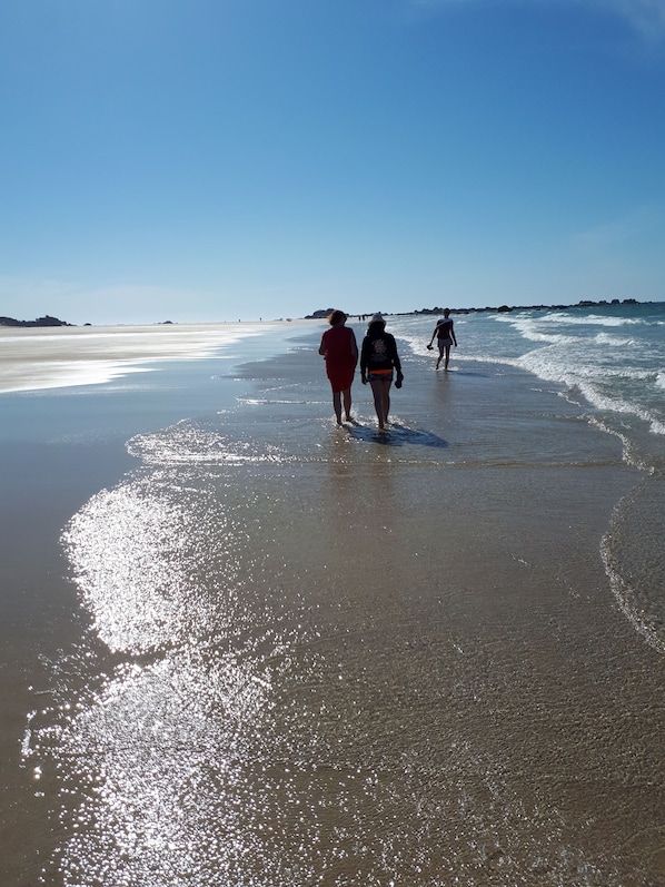Tæt på stranden