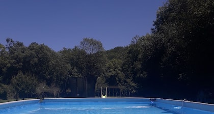 Grand Gite des Trois Mousquetaires Swimming pools and reception room.