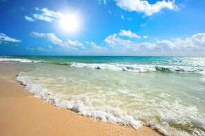 On the beach