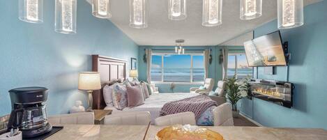 1 habitación, tabla de planchar con plancha, wifi y ropa de cama