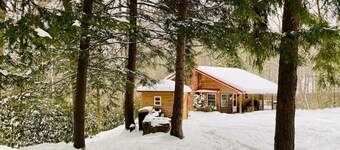 Winter Retreat! Private Stream,Walking Trails & Cozy Fireplace