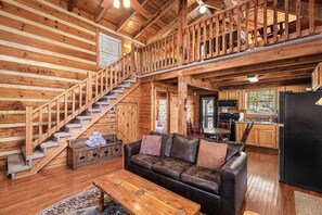 Smart TV, fireplace, DVD player