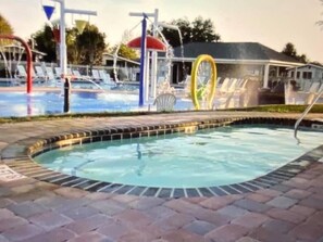Indoor pool, outdoor pool