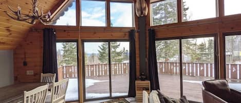Smart TV, fireplace, video games