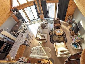 Smart TV, fireplace, video games - Wildlife Chalet - Lake View A-Frame | Barrel Sauna, Firepit, BBQ, near Lutsen (Tofte)
