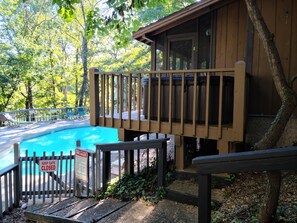 Outdoor pool - Pool Side Getaway With Hot Tub at Tan-Tar-A Estates! Bordering Margaritaville! (Osage Beach)