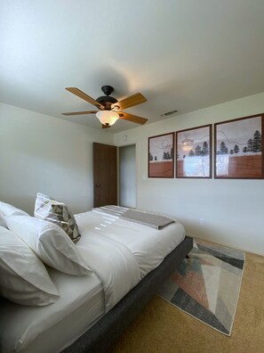 3 bedrooms, iron/ironing board, travel crib, free WiFi