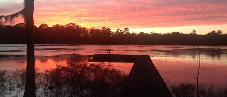 Vue depuis l’hébergement