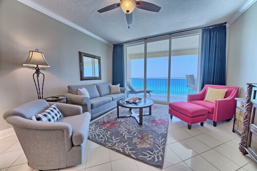 Right on the Beach! Gulf Front 3/3 PCB Condo + Free Chairs/Umbrella - Family Fun