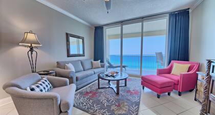 Right on the Beach! Gulf Front 3/3 PCB Condo + Free Chairs/Umbrella - Family Fun