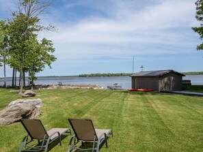 Property grounds - Lake home, 3 bd 3 bath, 2 car garage deck, dock, Video game, foosball, quiet bay (Isle)