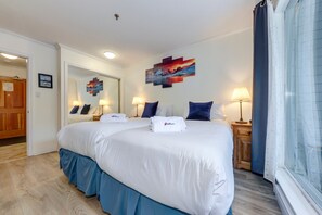 2 bedrooms, desk, iron/ironing board, free WiFi