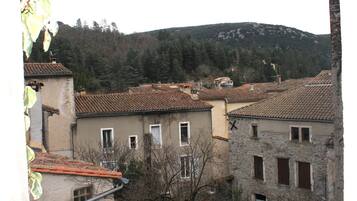 Uitzicht vanuit accommodatie