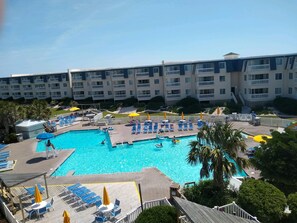 Indoor pool, outdoor pool