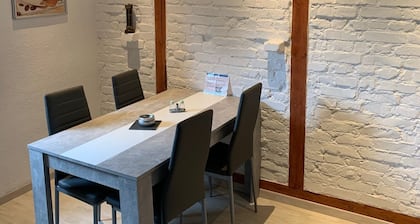 Our apartment is located in a residential street next to Prosperpark.