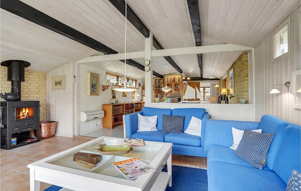 TV, fireplace - 3 bedroom lovely home in Store Fuglede (Store Fuglede)