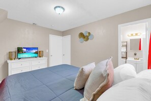 5 bedrooms, iron/ironing board, travel crib, free WiFi