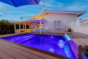 A heated pool - Private Paradise with Heated Waterfall Pool (Key West)