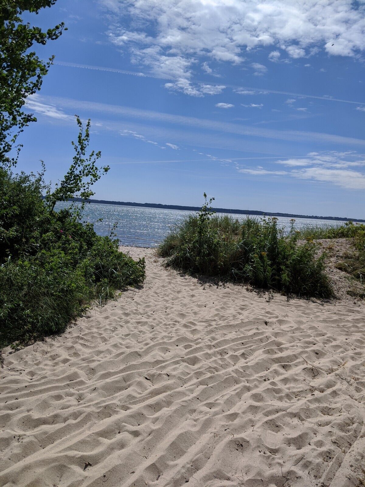 On the beach