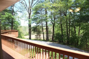 Property grounds - Hilltop Getaway on 140+ private wooded acres with trails, pond, beautiful view!! (Odon)