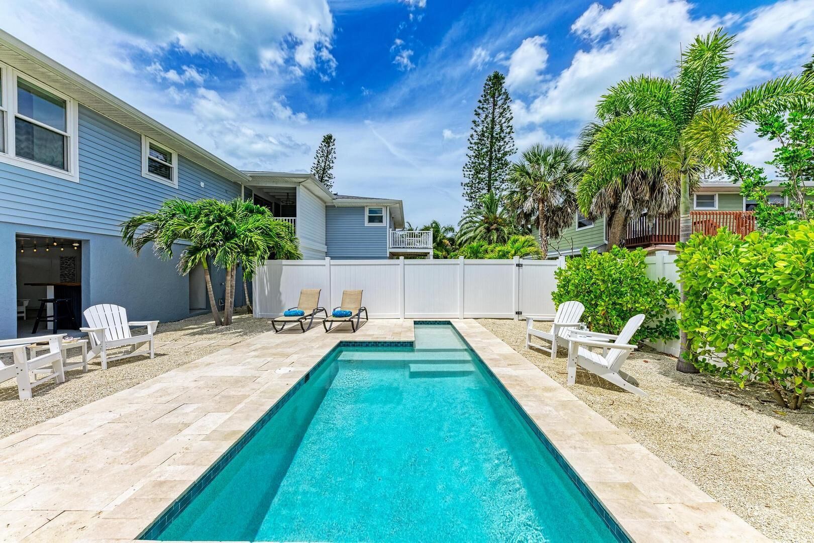 AMI Starfish: Private Pool, Dog Friendly, 2 Blocks to Beach by Anna Maria Life Vacation Rentals
