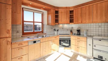 Kühlschrank, Ofen, Herdplatte, Geschirrspüler