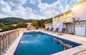 Pool - Luxurious home in Ston (Ston)
