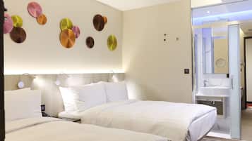 Down duvets, in-room safe, blackout curtains, iron/ironing board