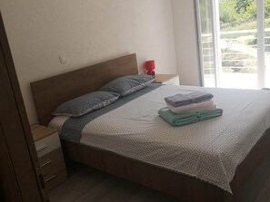 アパートメント (Two Bedroom Apartment with Terrace) | 8 室のベッドルーム、ベビーベッド、旅行用ベビーベッド