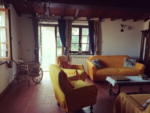 Fernseher, Kamin, Videospiele, Bücher