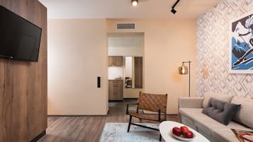 One Bedroom Apartment Open Plan | 1 Schlafzimmer, hochwertige Bettwaren, Zimmersafe, Bügeleisen/Bügelbrett