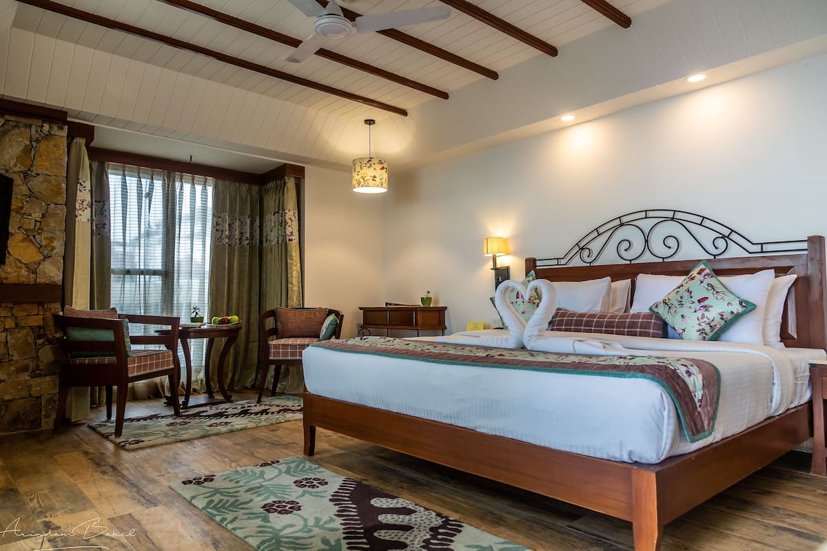 1 habitación y ropa de cama de alta calidad