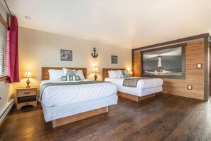2 bedrooms, desk, iron/ironing board, WiFi
