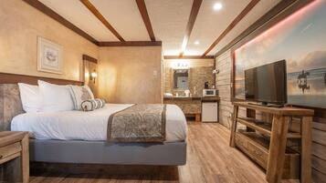 1 slaapkamer, een bureau, een strijkplank/strijkijzer, wifi