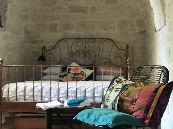 Cottage | 1 bedroom, iron/ironing board, free WiFi, bed sheets - Private Boho Trullo Near Alberobello /locortotondo (Martina Franca)